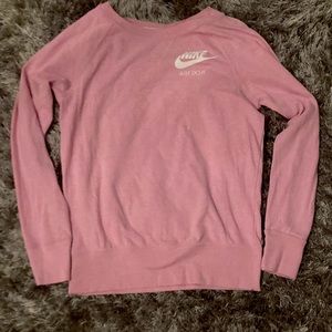 Pink Nike long sleeve shirt
